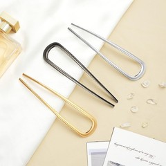 3PCS Metal French Hair Pin-5.5″, Elegant & Durable U Shaped Hair Pins for Women