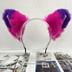 17 COLORS Girl Furry Cat Fox Animal Ear Hairpin Faux Fur Headband Cosplay Decor✔