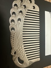 999.9 Fine Silver Comb with Box and Certificate of Authenticity