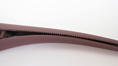 Burgundy wine acrylic alligator hair clip for fine thin hair