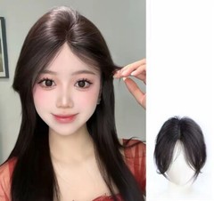 2.75″x4″Traceless Thin Lace 100%Human Hair Hairline Topper for Women Clip in 10″