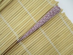 Silk Kimono Long Hair Clip 130mm (5 1/8 inch) Ship from USA. Light Purple