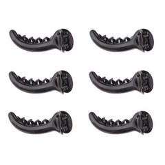 Women Hair Clutcher Daily Wear Use Banana Clip Set Of 6 Pack-Medium Size