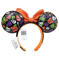 Disney. Parks Orange pumpkin Ghost Headband Halloween new Ears cute hairband