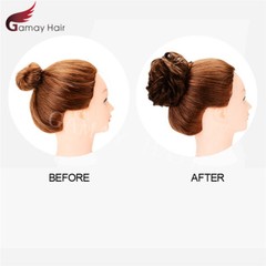 Large Messy Rose Bun Hair Piece Scrunchie Updo Wrap Hair Extension Real As Human