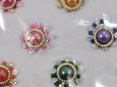 150 CARDS WHOLESALE LOT BRIDAL BINDI CARDS HANDMADE BODY JEWELRY :SET OF150