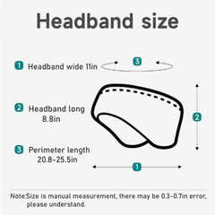Stretchy Winter Running Sweatbands Ear Warmers Running Ear Muffs for Women Men