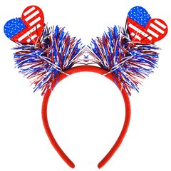 4th of July Headband Independence Day Hair Accessories Patriotic Party Hair S…