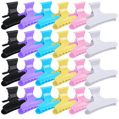24 Pcs Butterfly Hair Clamps Claw Clips Hair Claw Clips Salon Pro Section Clip f