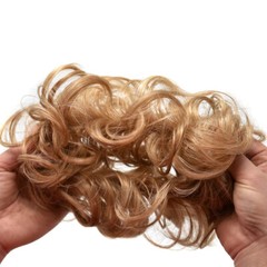 Large Messy Rose Bun Hair Piece Scrunchie Updo Wrap Hair Extension Real As Human