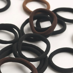 Men Women Hair Ties Soft Seamless Hair Bands Fr Thick Thin Hair Ponytail Holders