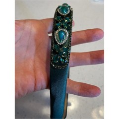 Gorgeous green rhinestones Headband