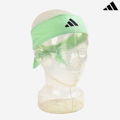 adidas AeroReady Tennis Tieband Sports Headband Hairband Bandanna Green IR9978
