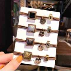 US 1-5PCS Women Girls Rope Ring Hair Band Ties Elastic Hairband Ponytail Holders