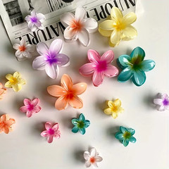 3Pcs/18Pcs Egg Flower Hair Clips Gradient Candy Color Flowers Suitable for Daily