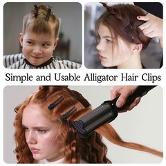 120pcs Double Prong Curl Clips, 1.8′ Stainless Steel Hair Clips for Hair Bow,…