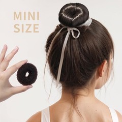 FANDAMEI Hair Bun Maker for Kids, 4PCS Donut 1 Count (Pack of 8), Brown