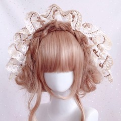 Lolitas Bonnet Hat Comfortable Light weight Hat Adjustable Courtly Styles Hat