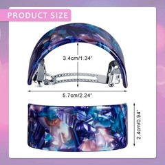 6 Pieces Elegant Hair Accessories for 1 Count (Pack of 1), Tortoise Shell