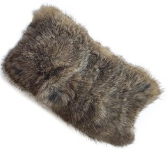 Yu He Rabbit Fur Headband – Winter Knit 1 Count (Pack of 1), Primary Colours
