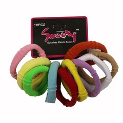 120 pcs Elastic Hair Ties Ponytail Rubber Bands Ropes Ring Scrunchies for Women