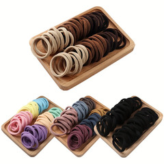 20/50/100Pcs Soft Elastic Hair Ties Hair Bands Decorative Hair Accessories Set f