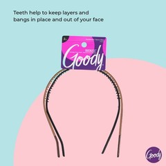 Goody Ouchless Flex Thin Pressure-Free Headband 2 Count (Pack of 1), Assorted