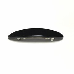 Navarro French Barrette Long Metal Hair Clip Tortoiseshell Brown Made in France