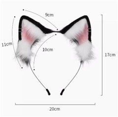 Simulated Cat Ear Fox Ear Headband Lolita Headwear Cosplay Props Handmake