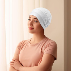 Silk Satin Sleeping Bonnet for Women Hair Wrap Chemotherapy Headwear Sleep Cap
