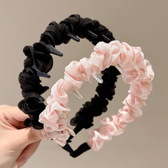 Mesh Wave Headband for Women Elegant Lightweight Breathable Styling Accessory