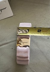 NEW – Salvatore Ferragamo Vara Ribbon Barrette Pink with Gold-Tone Accent
