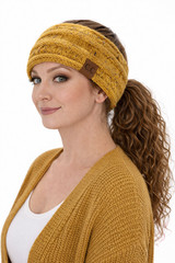 C.C Pony Headband-Confetti Mustard-CC is out of business-LIMITED QUANTITY