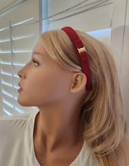 Salvatore ferragamo Vara Ribbon Headband Hair Accessory red