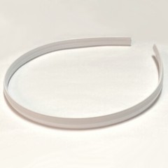 Charles Wahba Delsol Hair Headband Women Ivory White Thin Wide Made in France