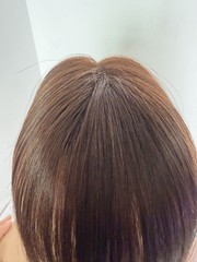 2.8″x4.7″Thin Lace 100%Human Hair Topper Cover Top Hairline Parting Line 10″~12″