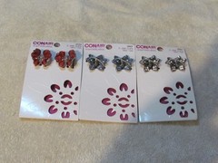 CONAIR Sophisticates JAW Clips mixed colors lot of 3 pack = 6 piece