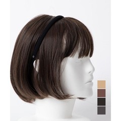 Alexandre de Paris Hair Headband Black/Brown/Dark Blue/Beige/Red/Navy Women