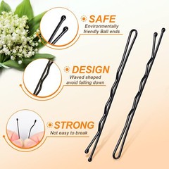 120 Pcs 2.75 Inch Large Bobby Pins Jumbo Hair Pins for Women Thick Hair
