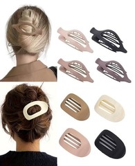 8 Pack Flat Hair Clips for Women – Duckbill Claw Clips with Strong Hold, Matte N