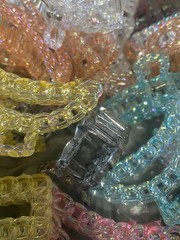 Mini Acrylic Plastic Hairclips Hair Accessories for girls Set Of 10
