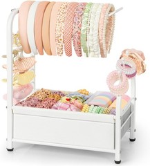 Headband Holder Stand Versatile Organizer Scrunchies Bows & Claw Clips Compact