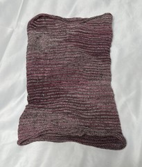 Women’s Pink And Black handmade knit boho bandeau multi way wear headband NWOT