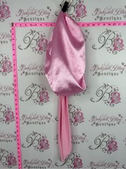 Hair turban wrap sleeping lounge shiny Satin Pink Durag Headwrap