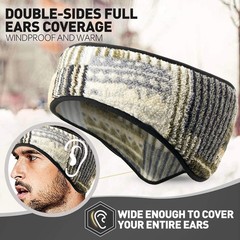 Ear Warmer Hair Band Warm Head Cover Fleece Headband Winter Wrap for Men Women