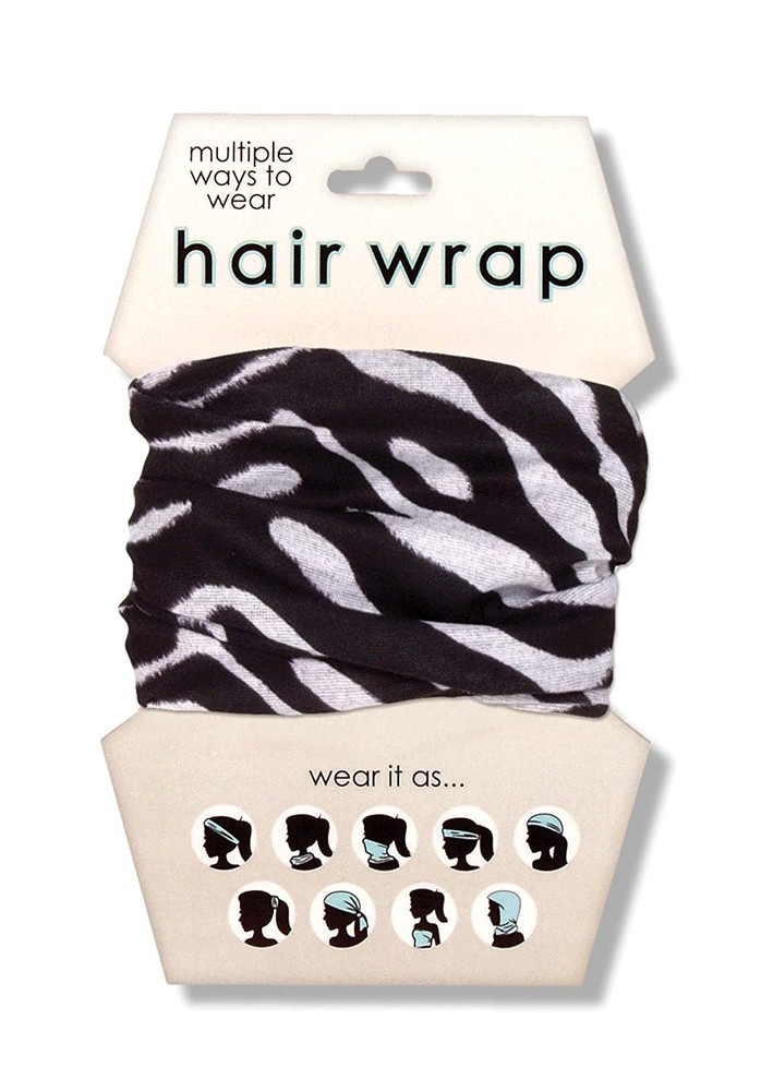 Spoontiques Zebra Print Hair and Face Wrap