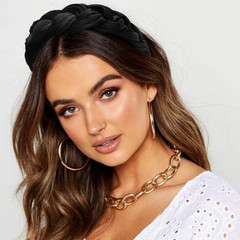 Velvet Braided Headband Women Hair Hoop Elastic Hair Bands Fashion Headbands for