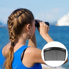 24 Pcs Women Hair Comb Accessories French Hair Side Combs Plastic Twist Decorati