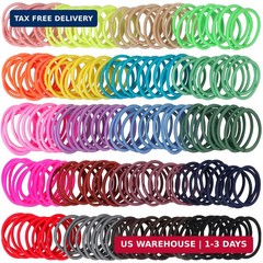 200PCS Small Hair Ties,No Crease Baby Hair Ties,Elastic Hair Ponytail Holder Hai