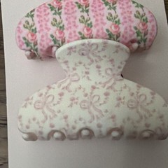 NWT, in Hand, Love Shack Fancy x Target Goody Small Claw Clips 2 Count.